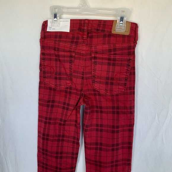 American Eagle | plaid jeans - Picture 4 of 5